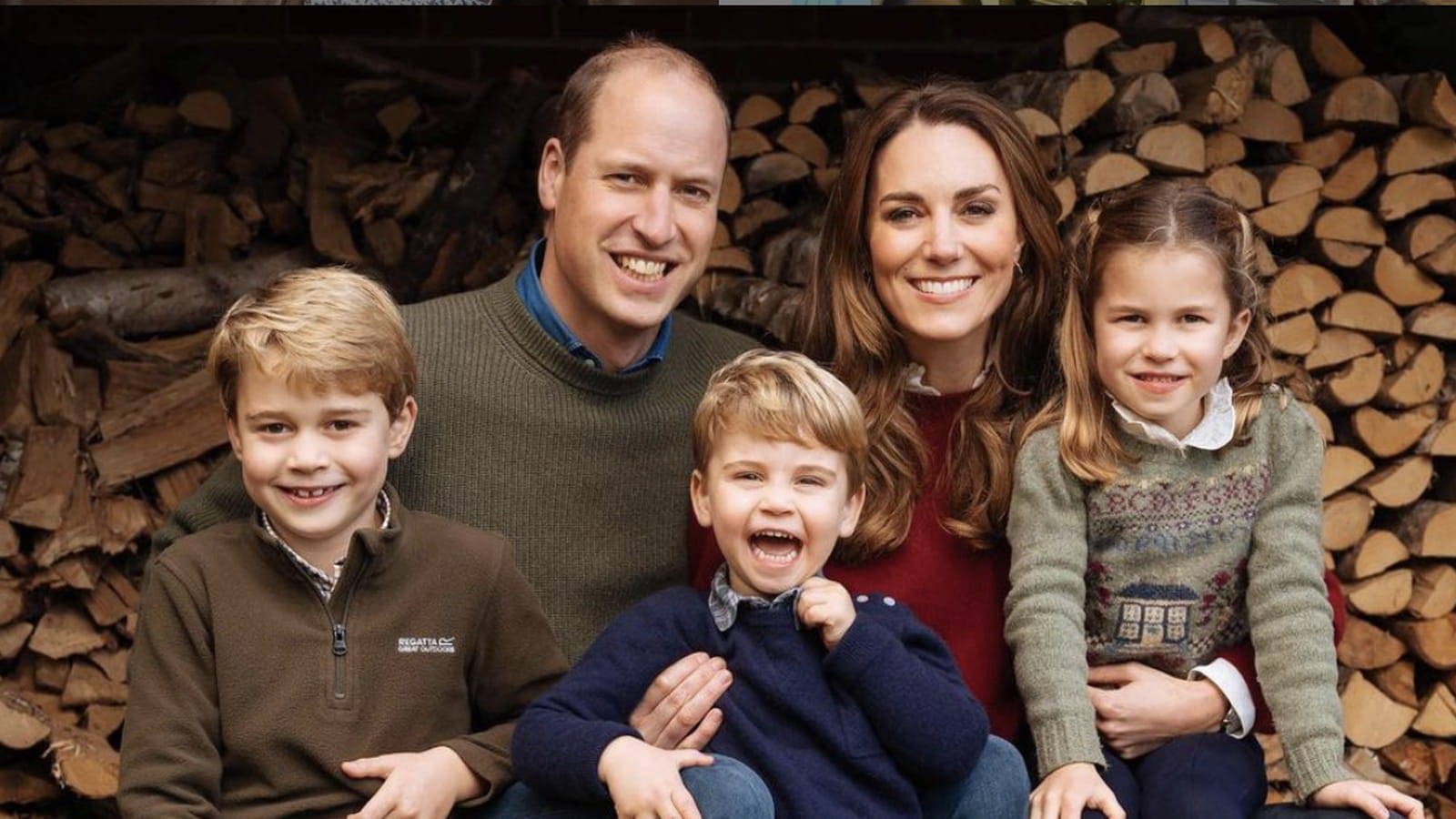 William, Kate et leurs 3 enfants