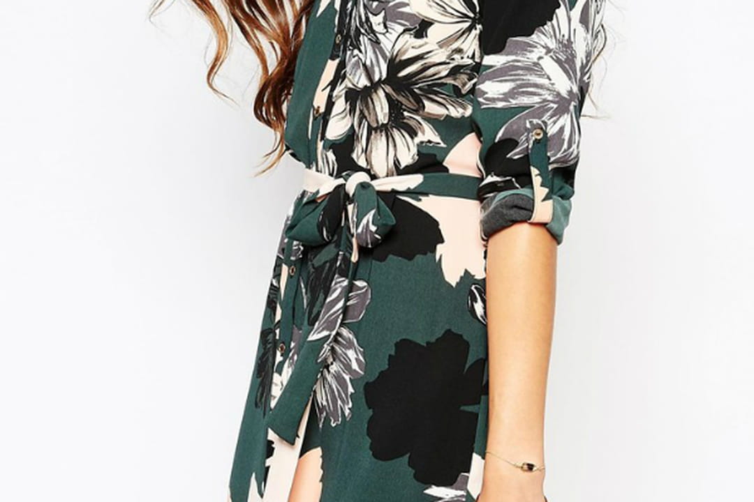 Robe D'été Fleurie River Island - Taille 6, Coupe Bodycon, Multicolore, Neuve Sans étiquettes