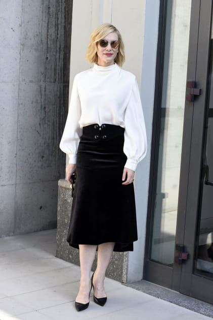 Cate Blanchett au d&eacute;fil&eacute; Girogio Armani
