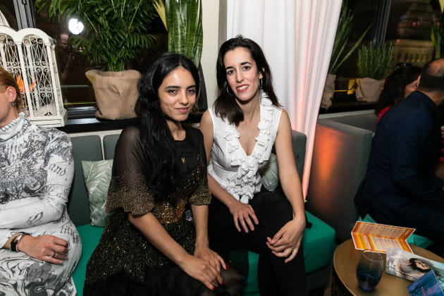 Hafsia Herzi sur le rooftop du Five Seas Hotel le 24&nbsp;mai 2019