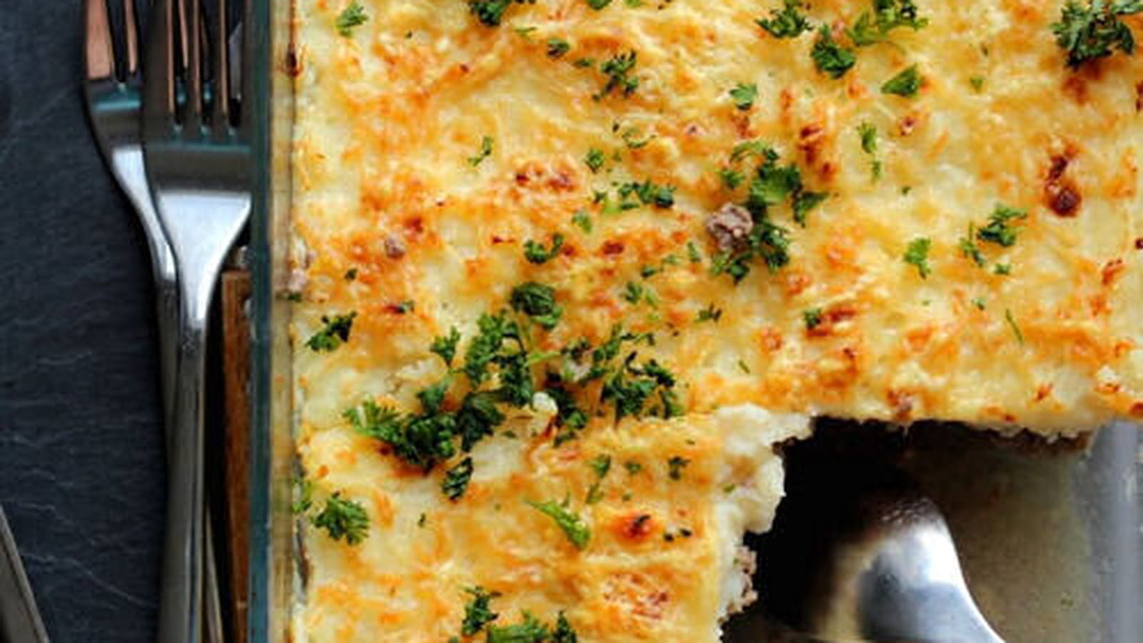 Hachis parmentier céleri et panais