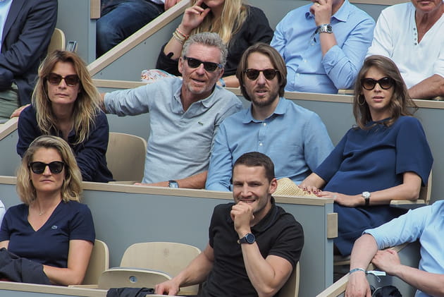 Les Brogniart et Ophélie Meunier n'ont rien raté des matchs