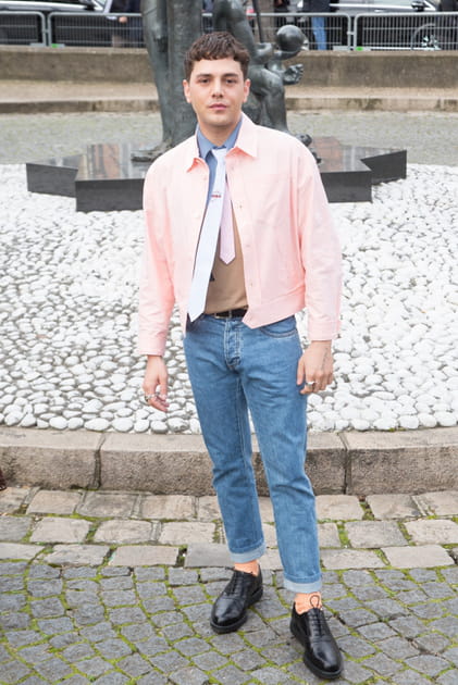 Xavier Dolan au défilé Miu Miu