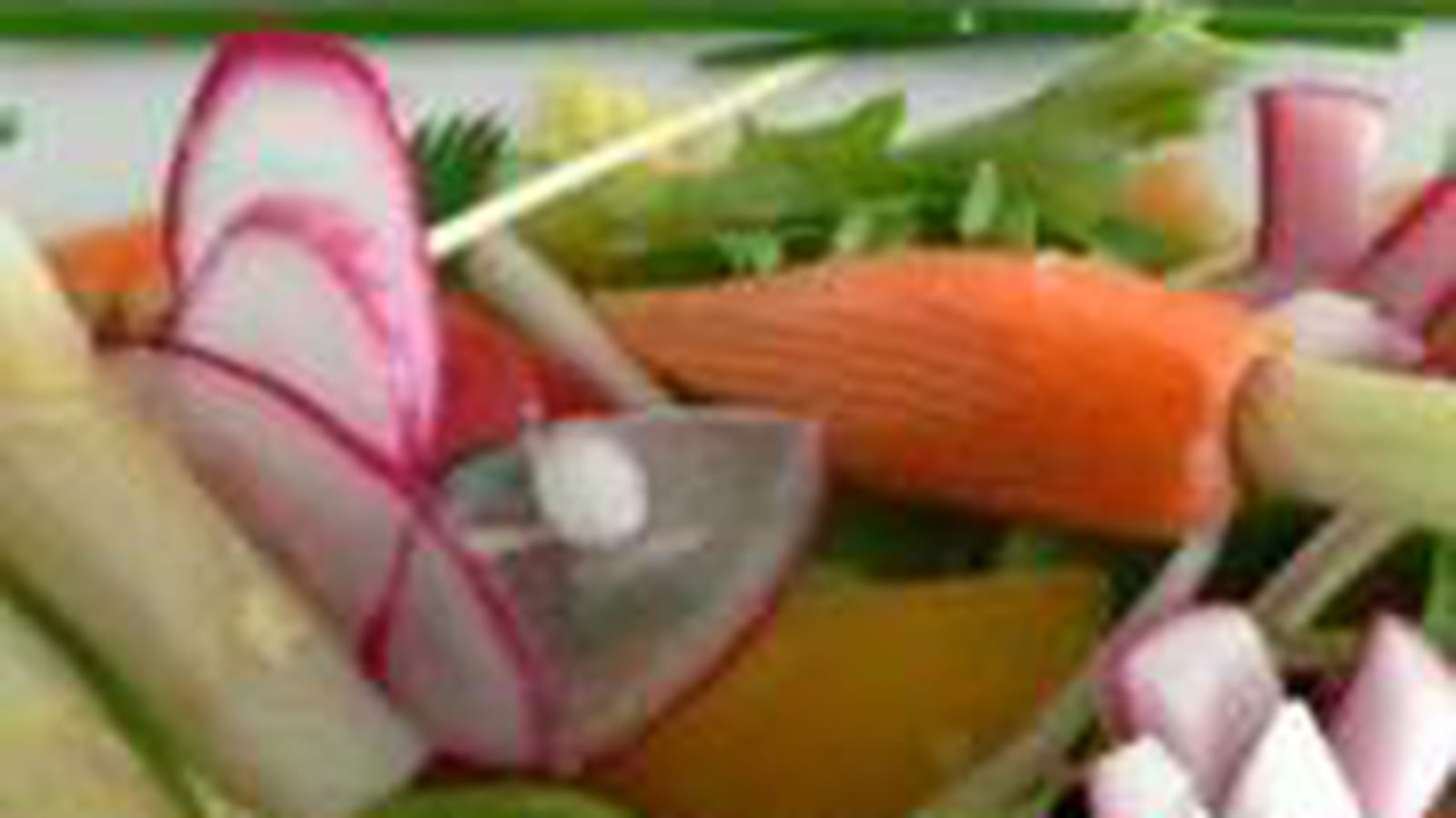 Tartelette de légumes croquants
