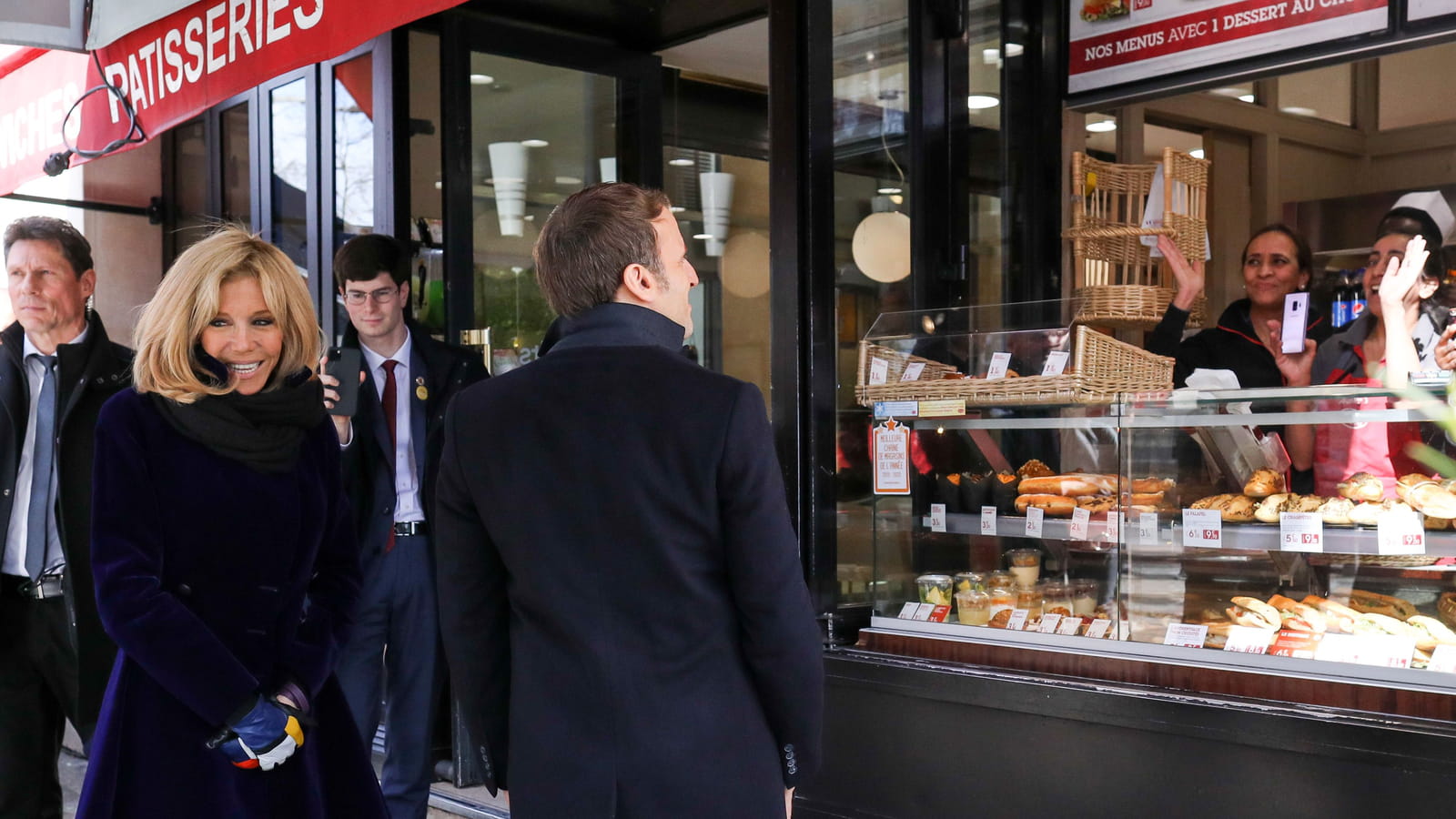 Brigitte et Emmanuel Macron