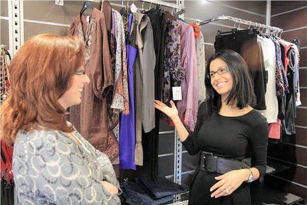 L'arrivée au show-room