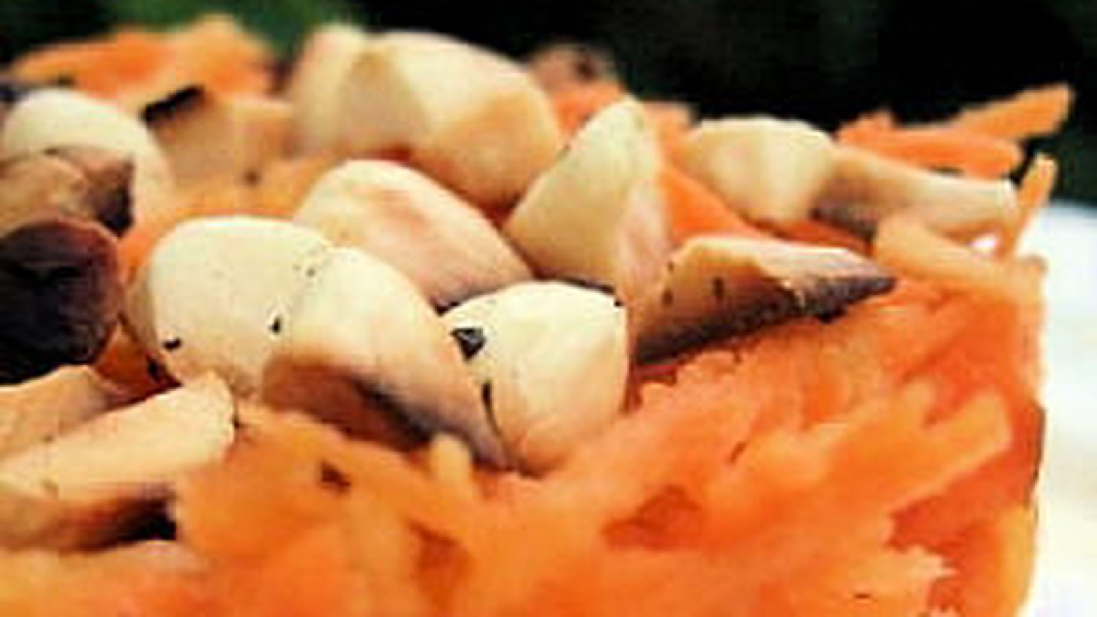 Carottes fraîcheur et croquant de noisettes