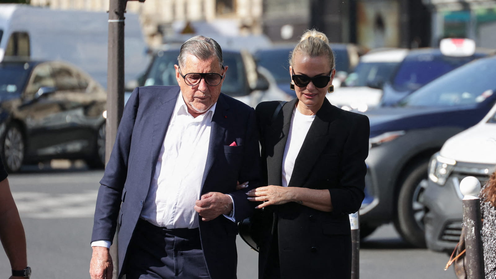 Laetitia Hallyday et Jean-Claude Camus