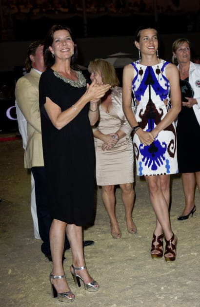 Caroline de Monaco en robe fluide