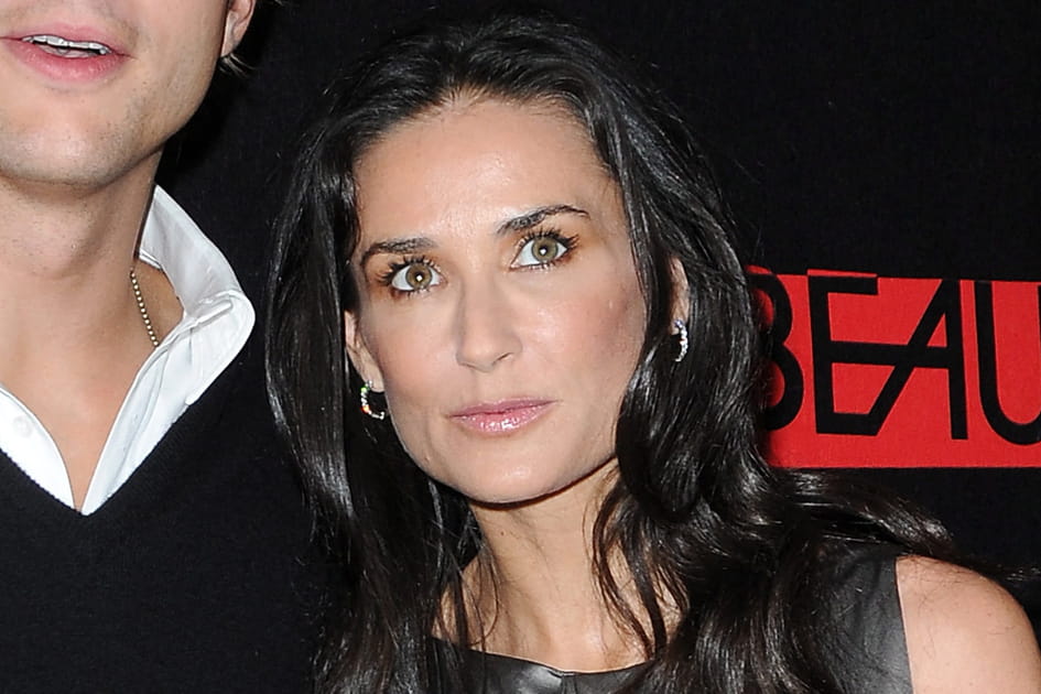 Les l&egrave;vres givr&eacute;es de Demi Moore