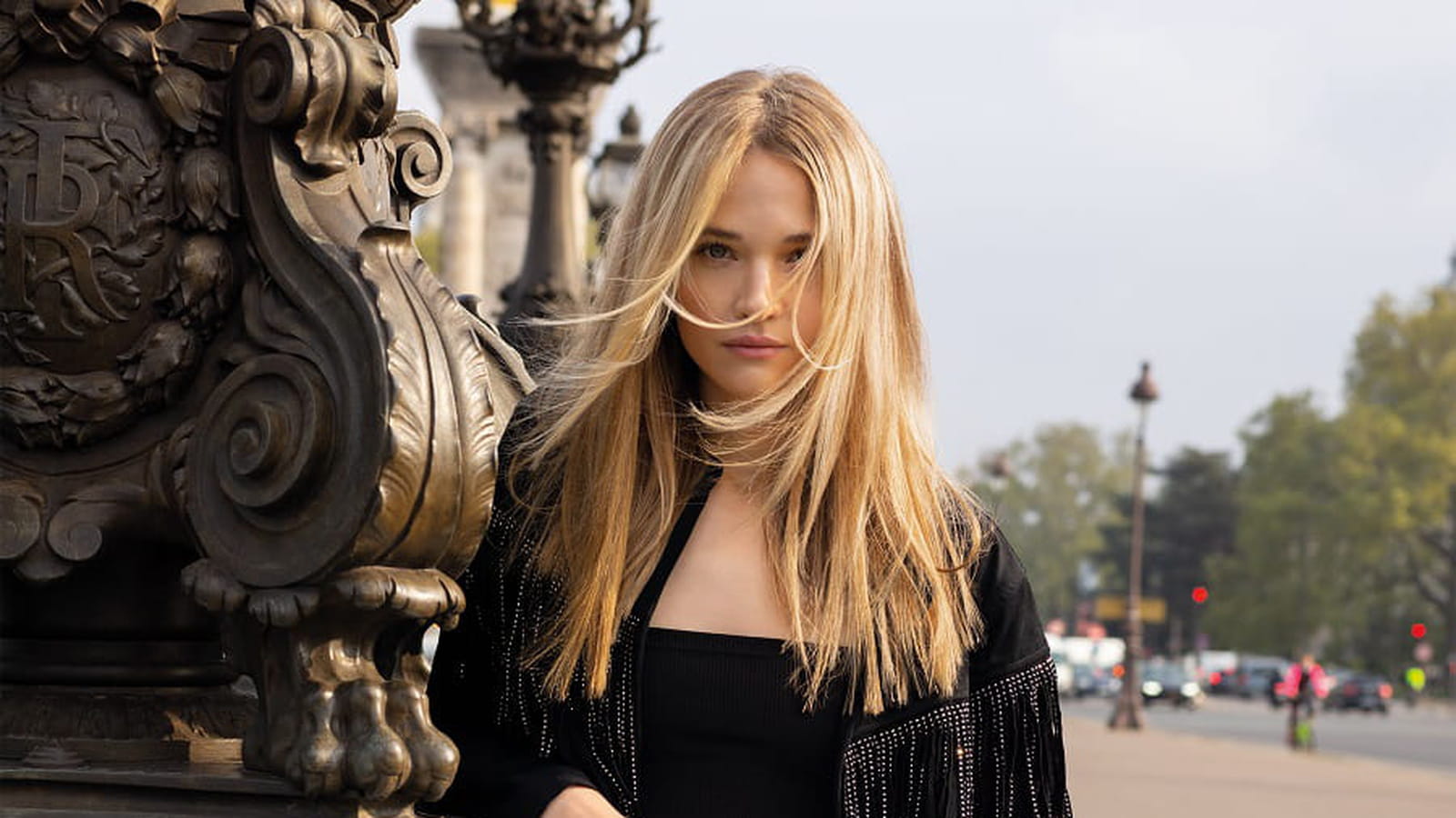 Longs cheveux lisses