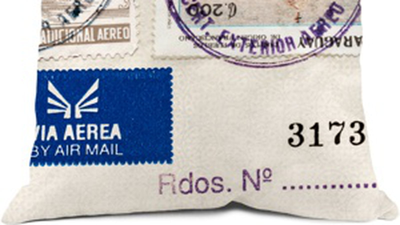 Coussin Airmail de Bonjour mon coussin