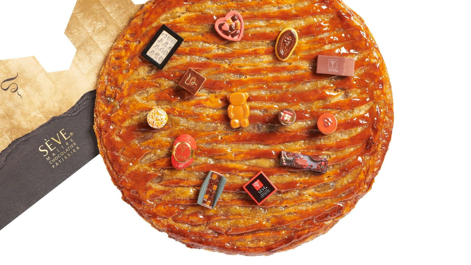 La galette des rois à la praline rouge de Maison Sève