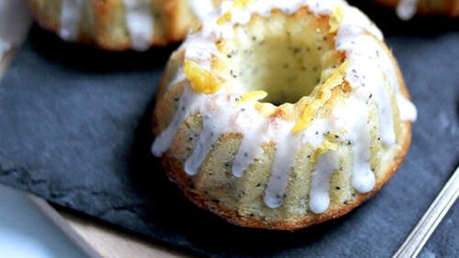 Mini bundt cakes citron pavot