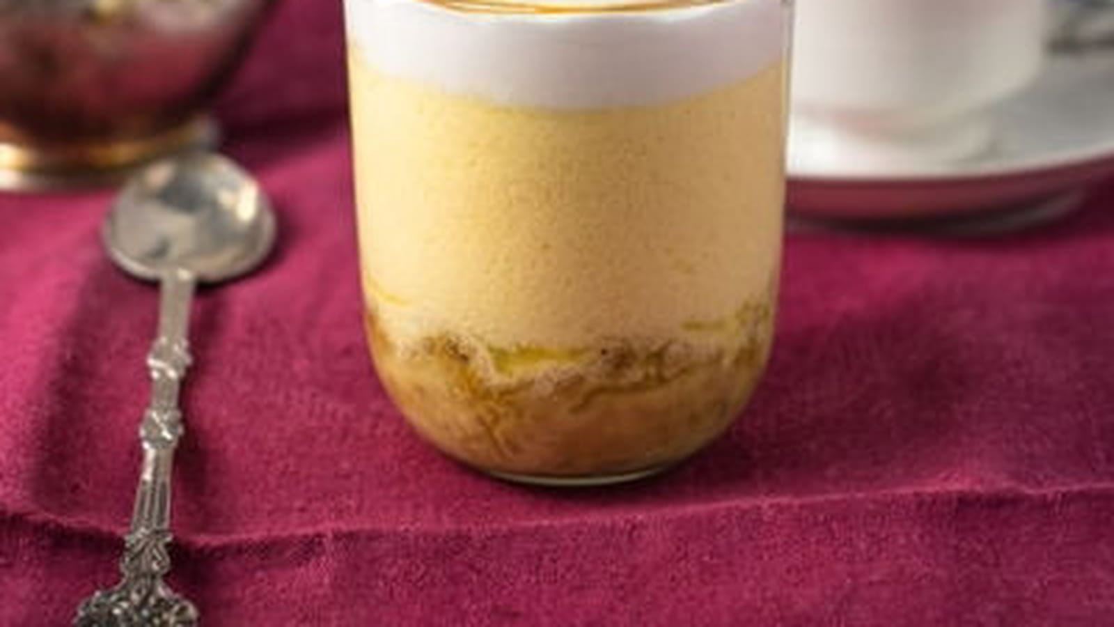 Cheesecake à la clémentine meringuée en verrine