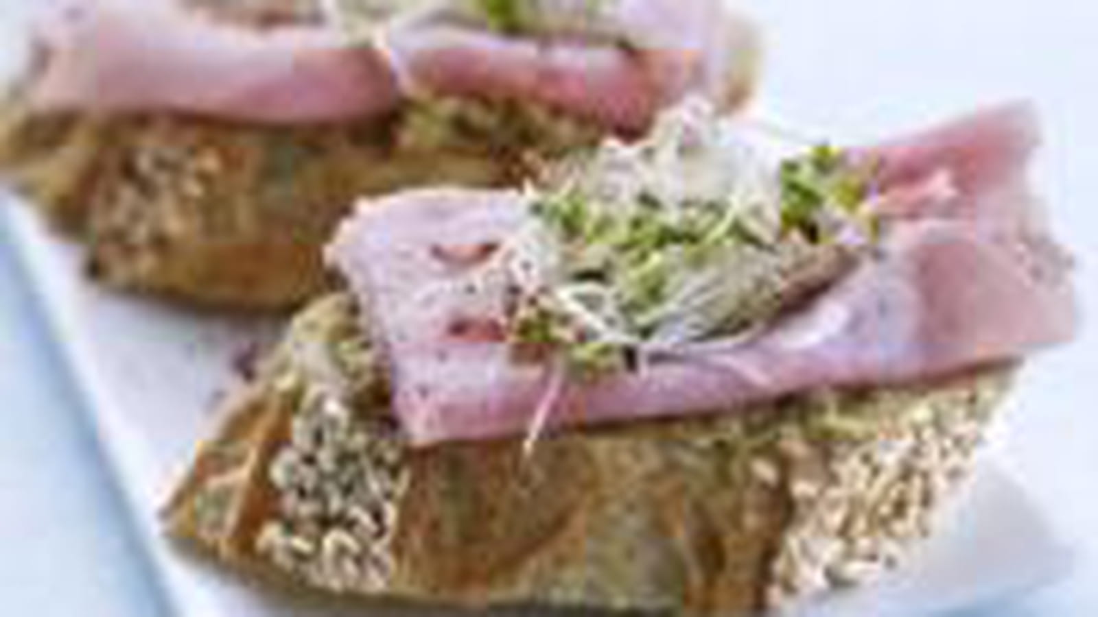 Toasts de jambon cuit Aoste