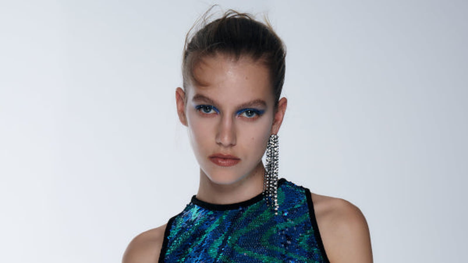 Top bleu Zara 