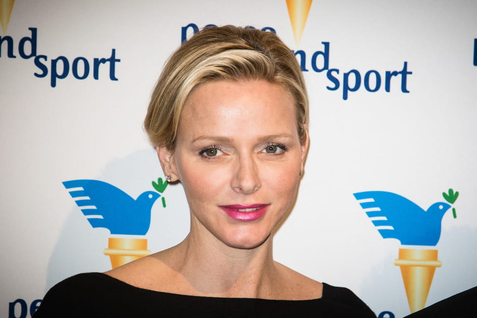 La bouche rose de Charlene de Monaco