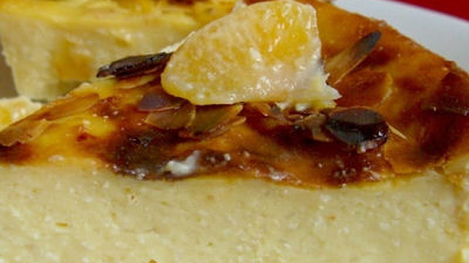 Flan pâtissier à la clémentine