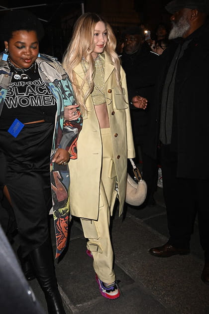 Gigi Hadid&nbsp;au défilé Off-White