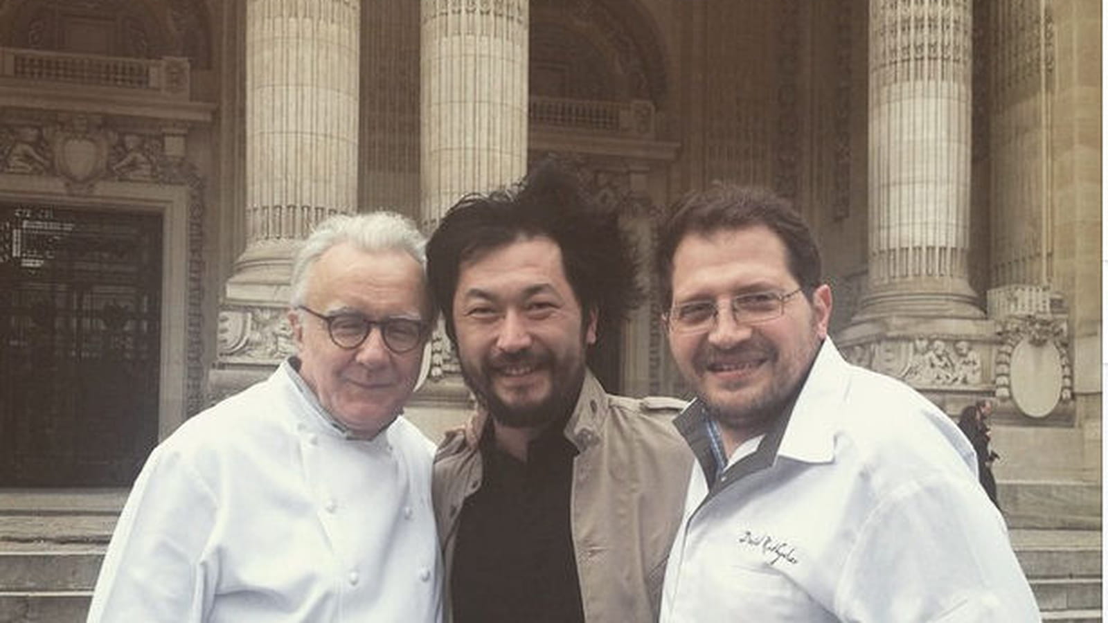 Pierre Sang, Alain Ducasse et David Rathgeber, trio de bon goût