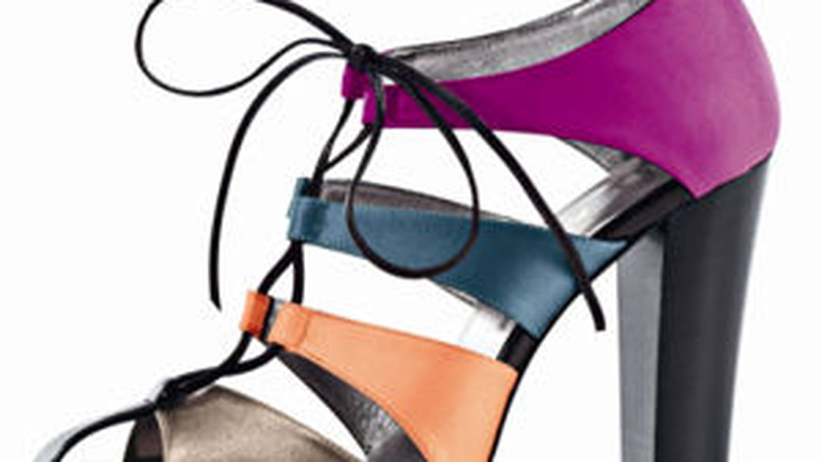 Sandale multicolore d'Escada
