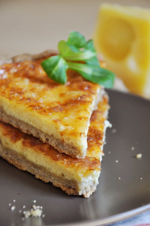 Tarte au fromage et pâte brisée au sarrasin