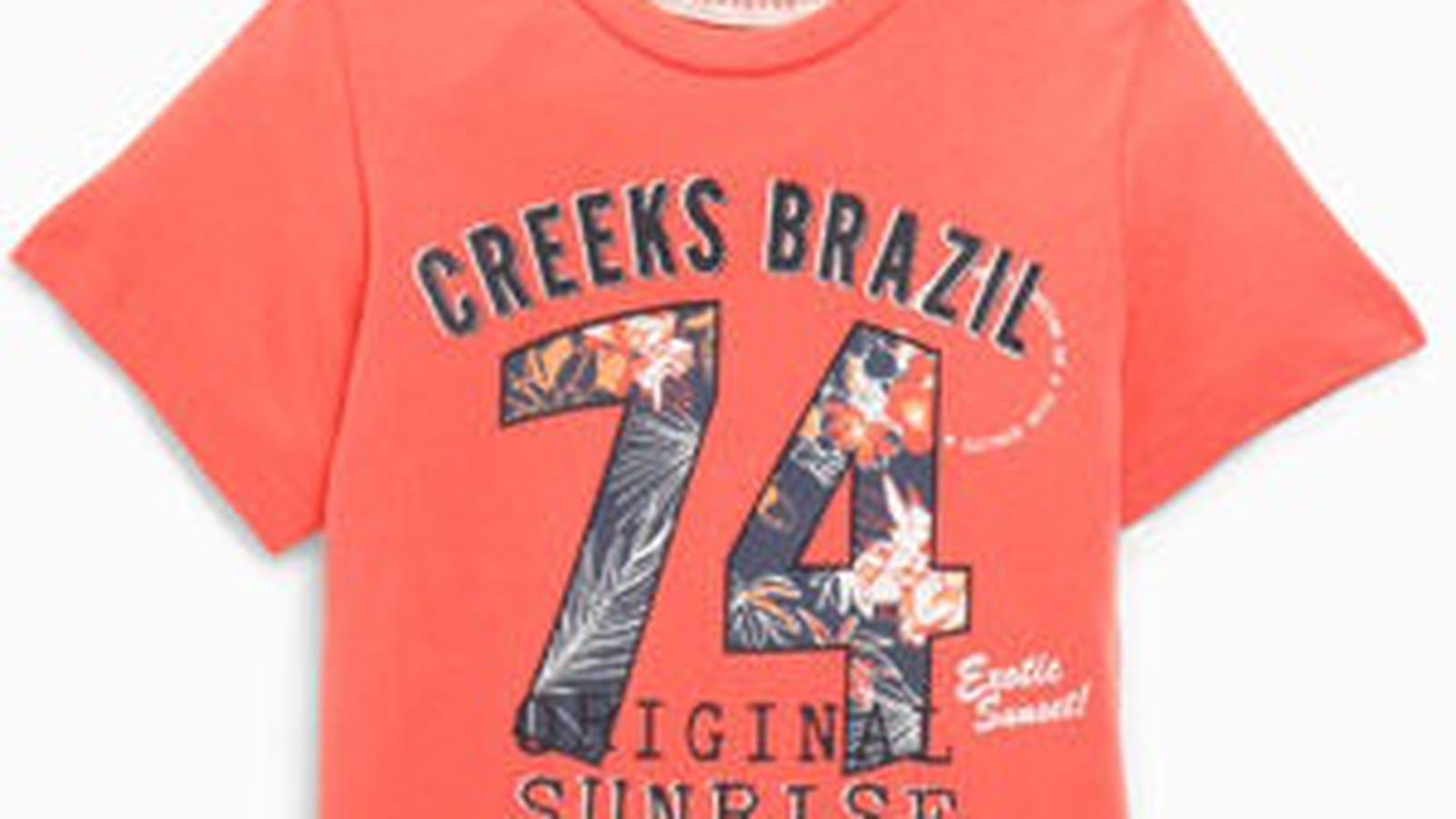 Tee-shirt corail garçons Brésil de La Halle 