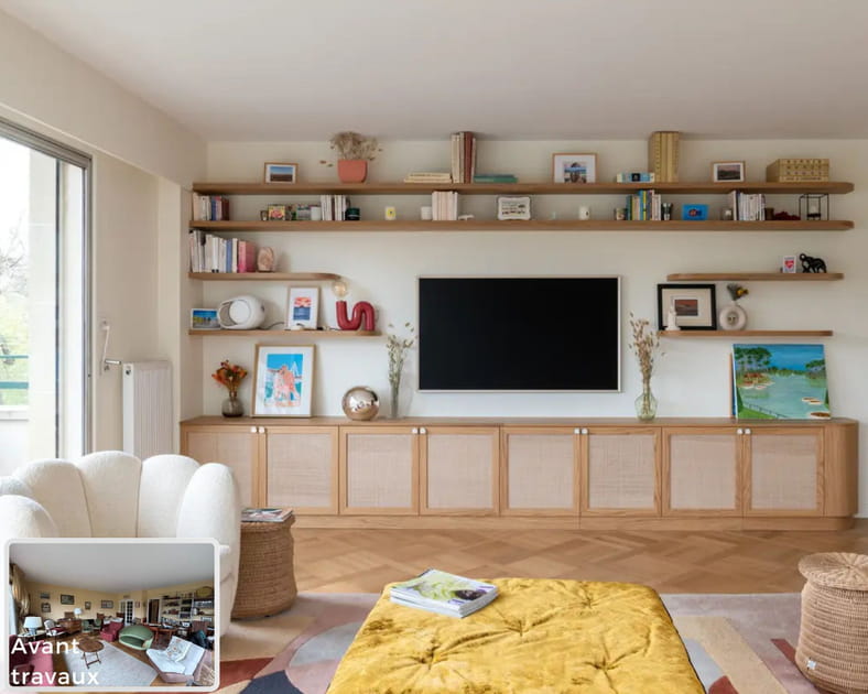 Avant-apr&egrave;s&nbsp;: oubliez la d&eacute;co vieillotte, cet appartement familial met enfin tout le monde d'accord