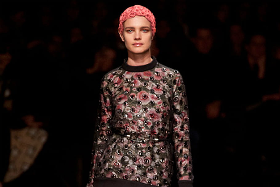 Fashion week Paris : défilé romantique chez Givenchy prêt-à-porter automne-hiver 2013-2014