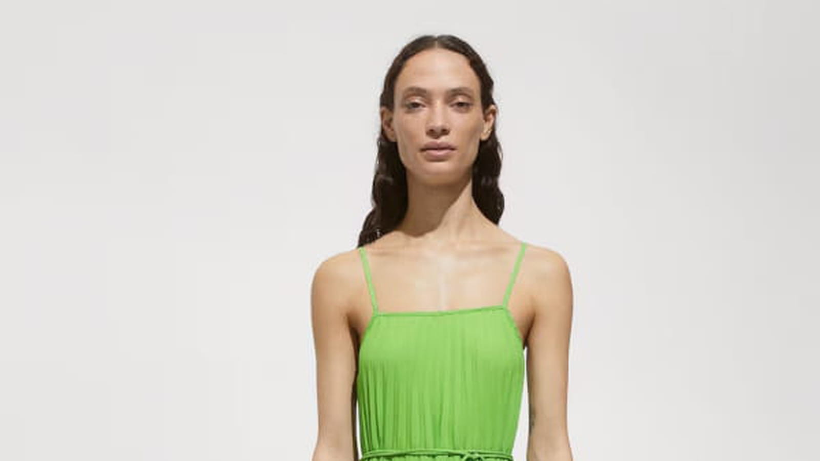 Robe plissée Mango 