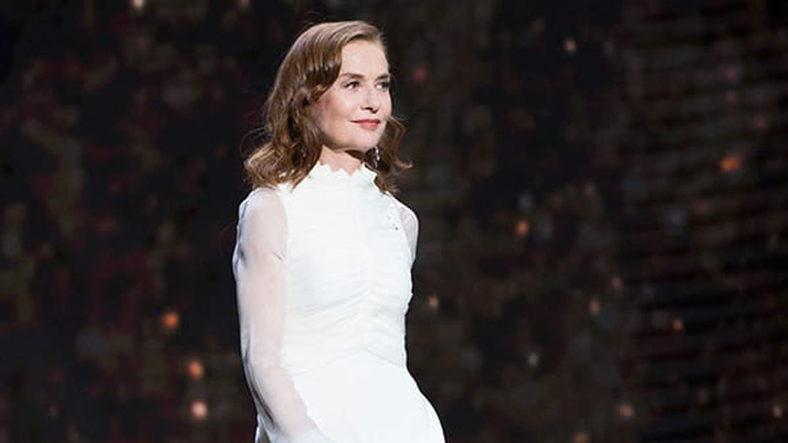Isabelle Huppert le 2 mars 2018