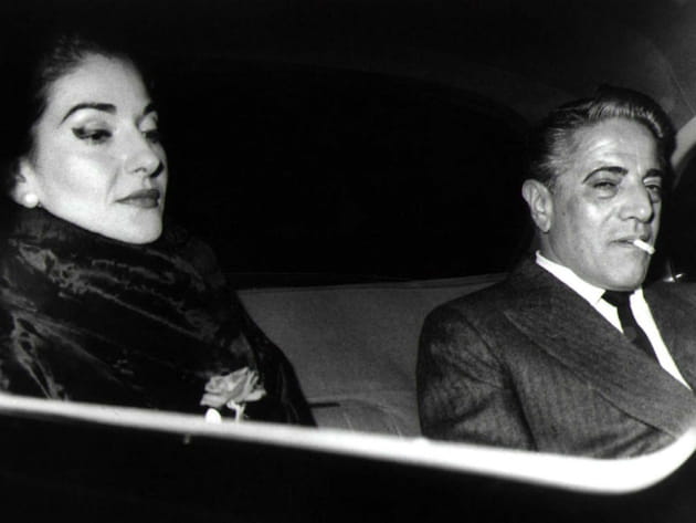 Maria Callas avec Aristote Onassis