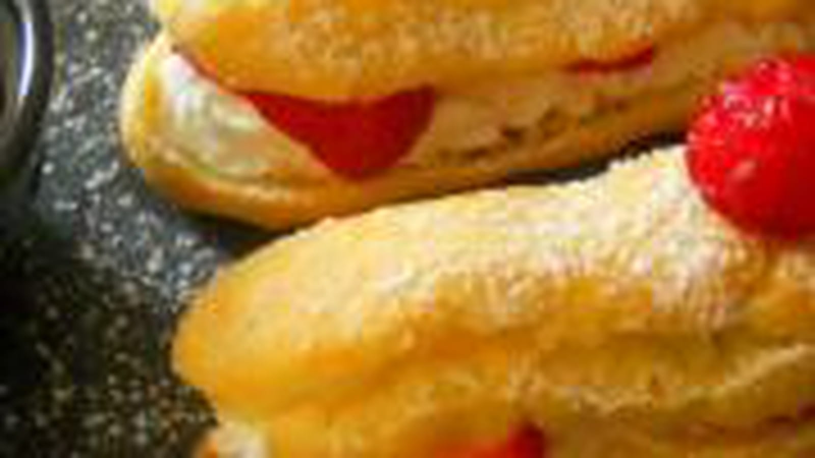 Eclairs aux fraises