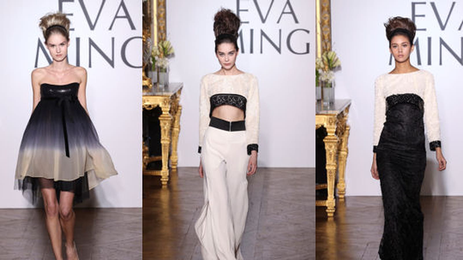 Le défilé Eva Minge haute-couture printemps été 2012