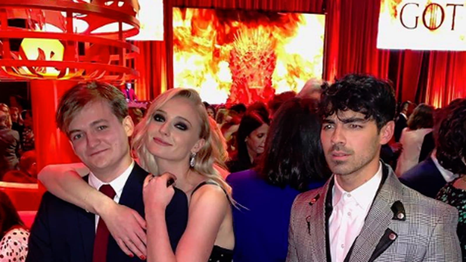 Joe Jonas, Sophie Turner et Jack Gleeson