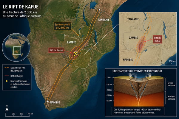 Image montrant le Rift de Kafue en Afrique