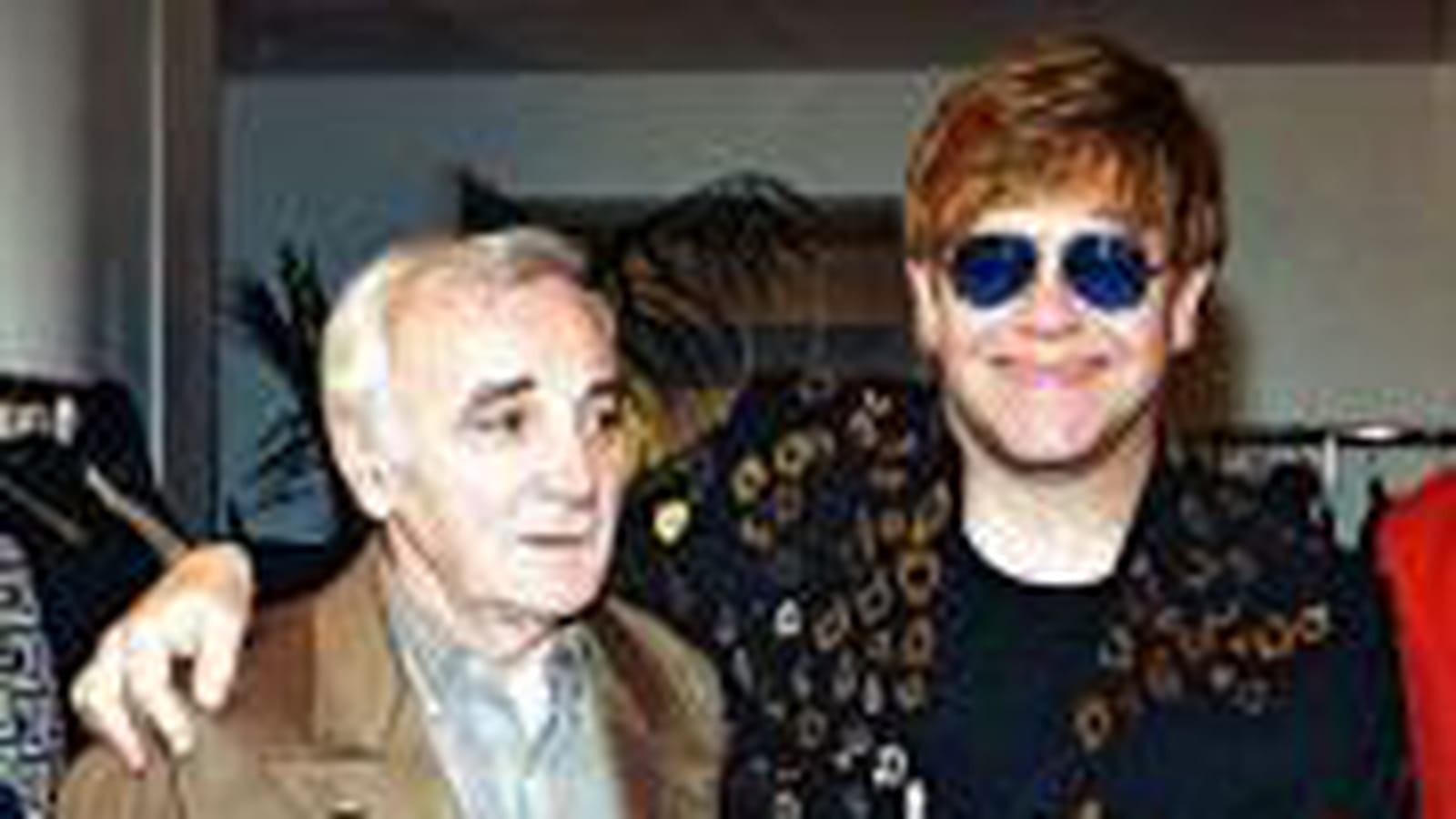 Charles Aznavour et Elton John