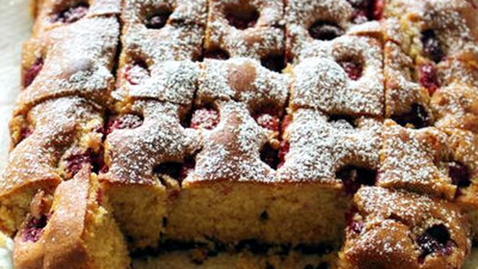 Gâteau framboises et miel