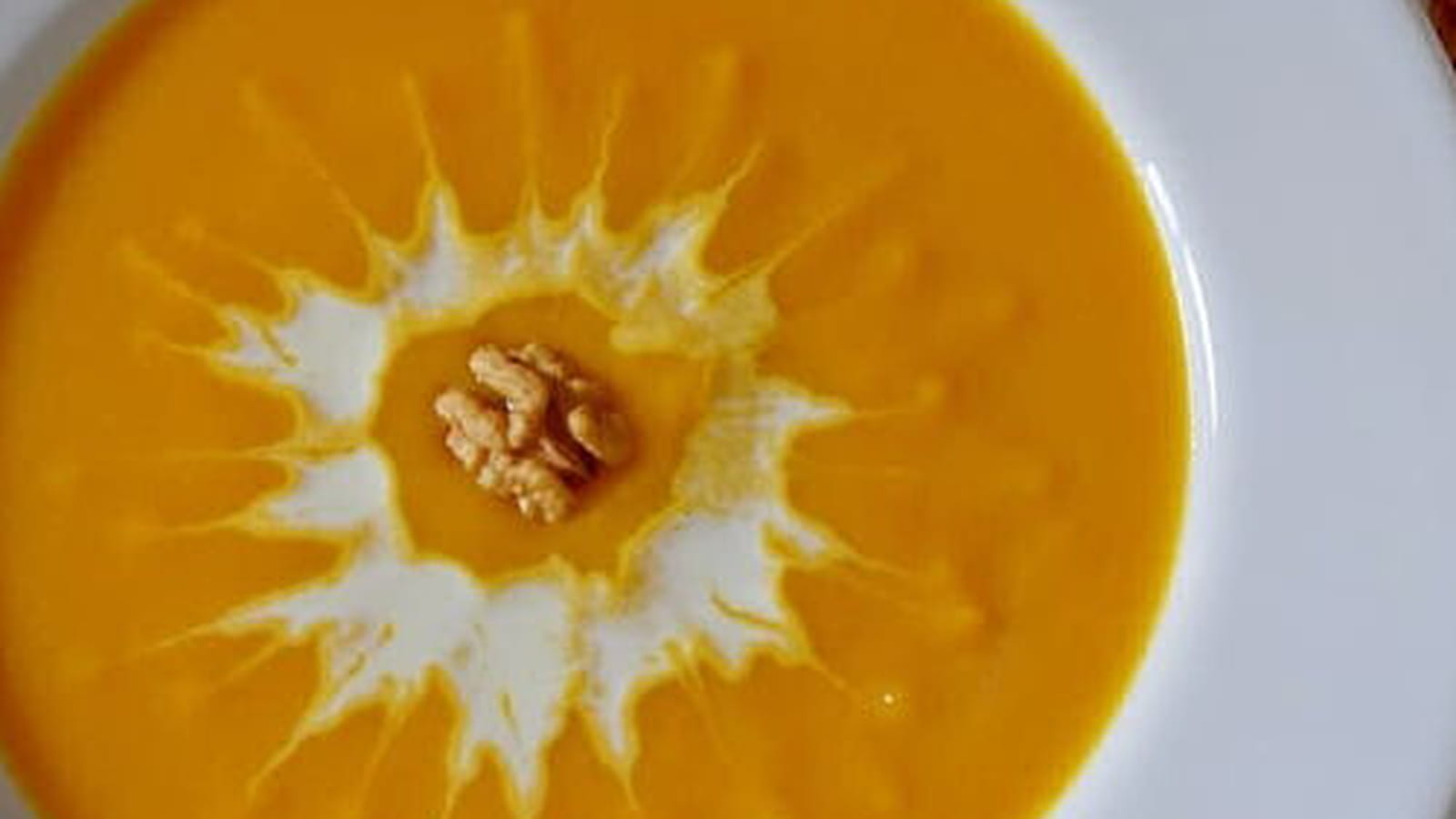 Velouté de potiron et de carotte