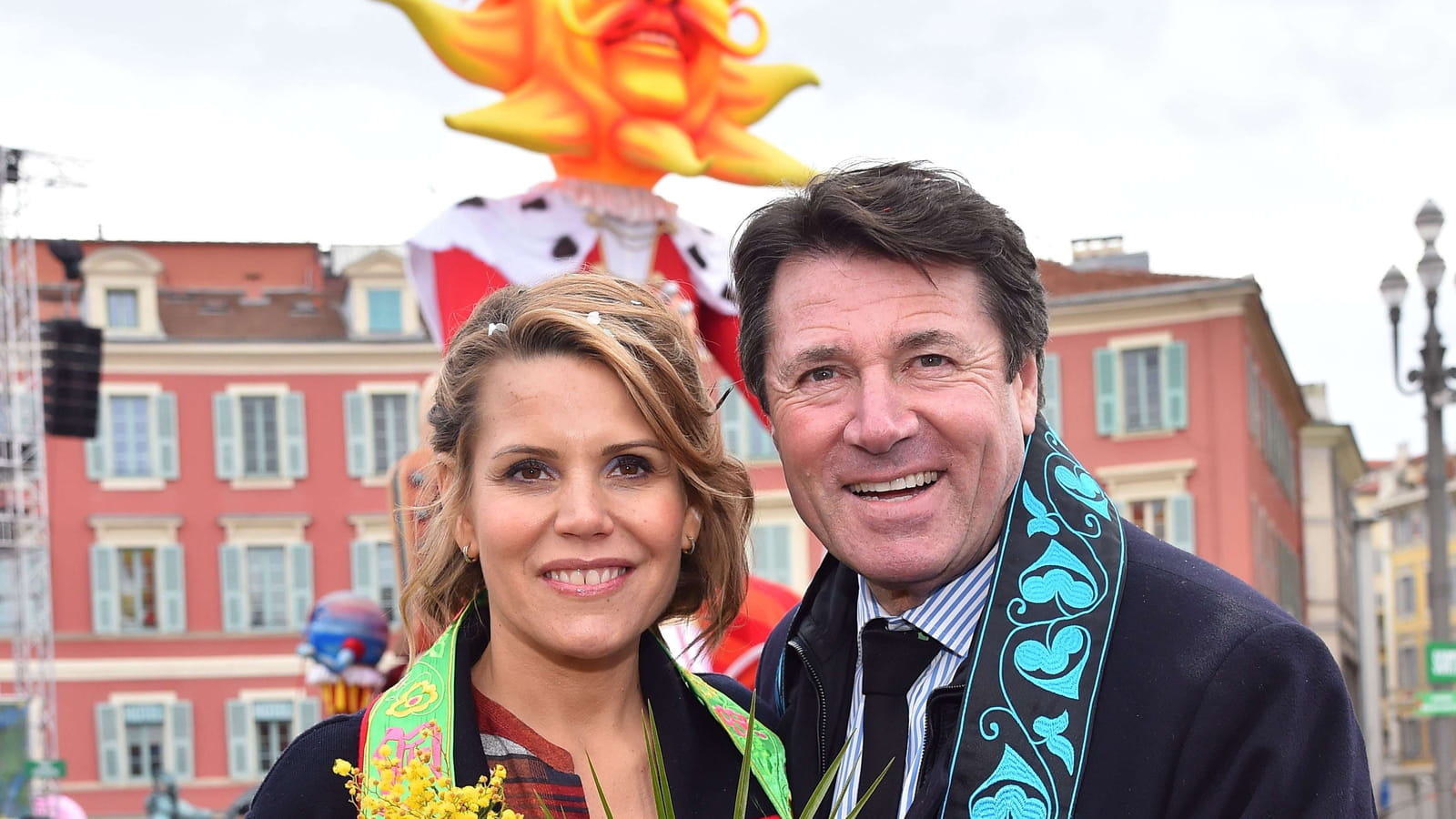 Laura Tenoudji et Christian Estrosi