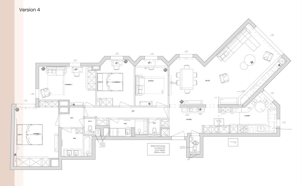 Le plan apr&egrave;s travaux
