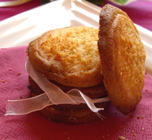 Sablés croquants à la noix de coco