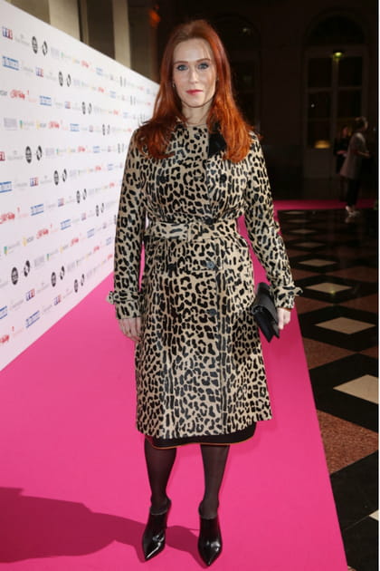 FLOP&nbsp;: Audrey Fleurot en manteau l&eacute;opard