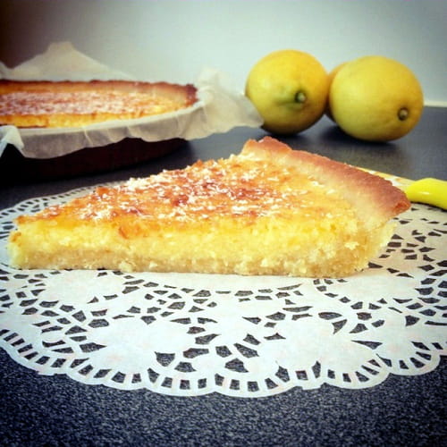 Tarte citron-coco
