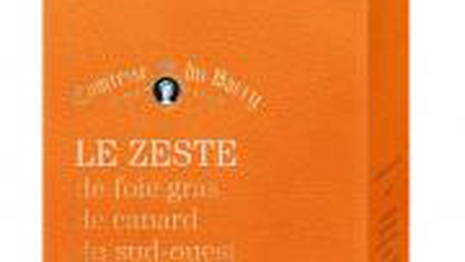 Zeste de foie gras de canard