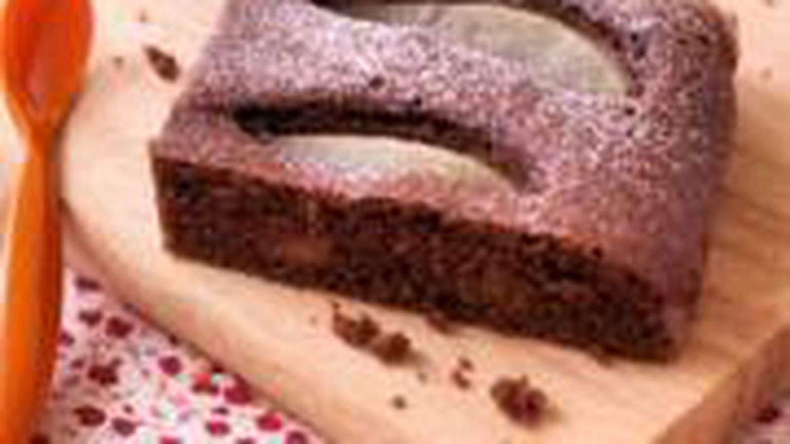 Gâteau aux poires et cacao