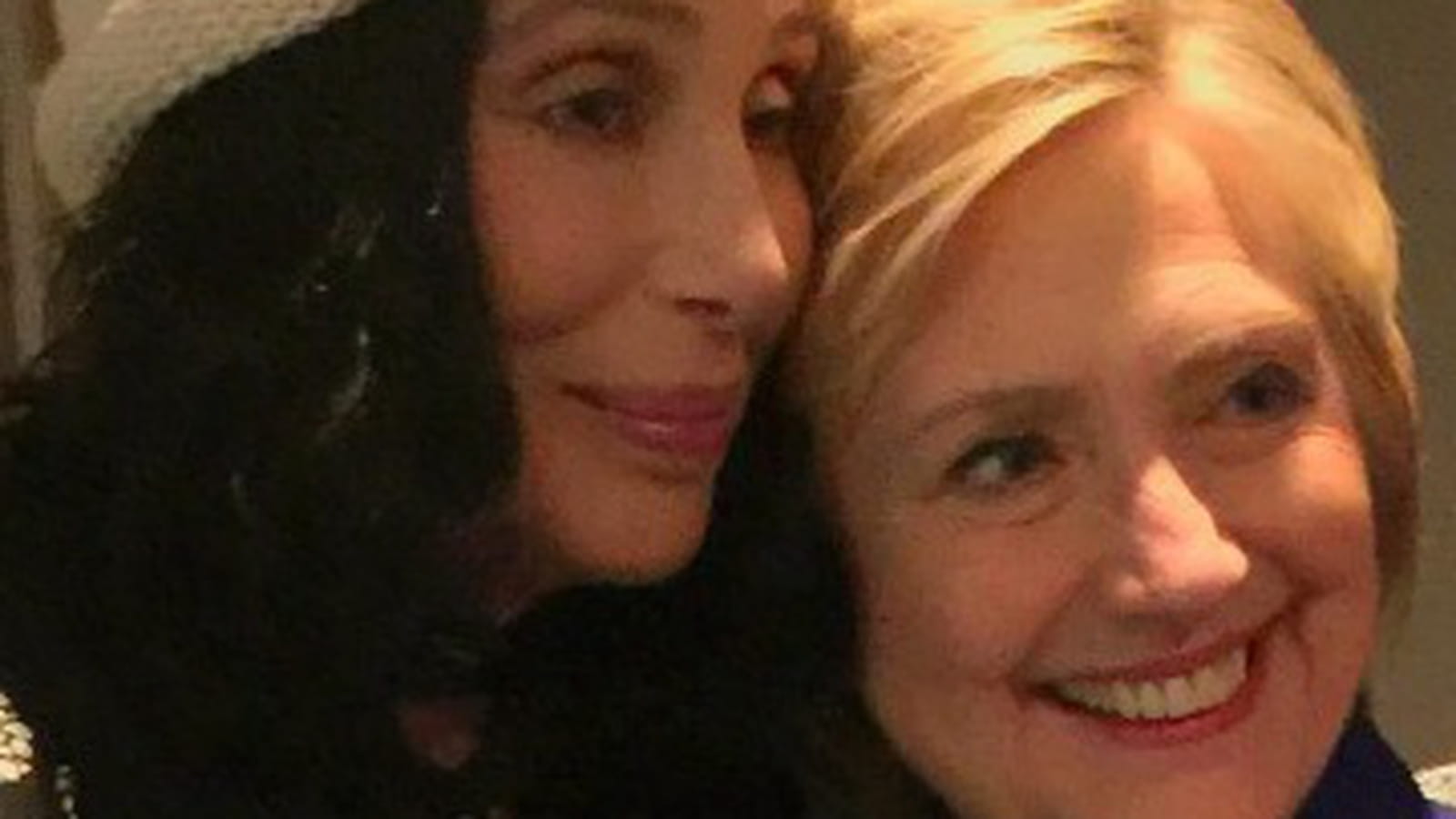 Cher et Hillary Clinton