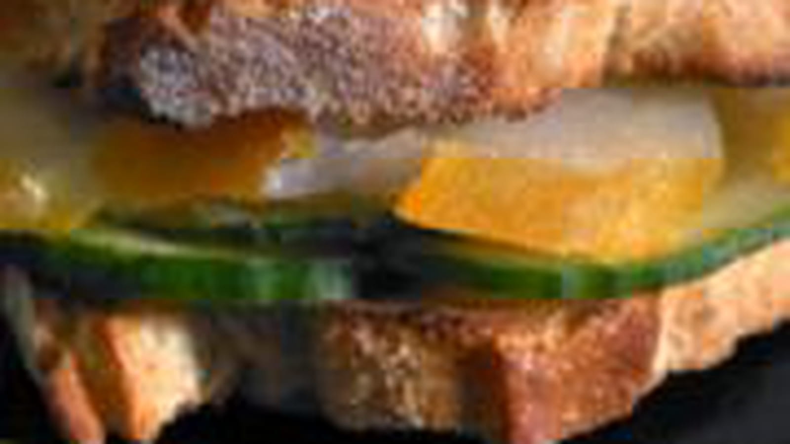 Mini club-sandwichs flétan