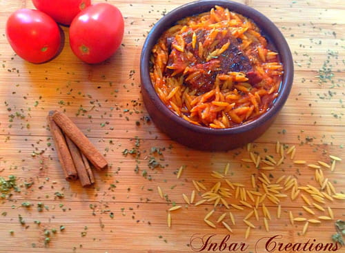 Arni Youvetsi, ragoût à la tomate